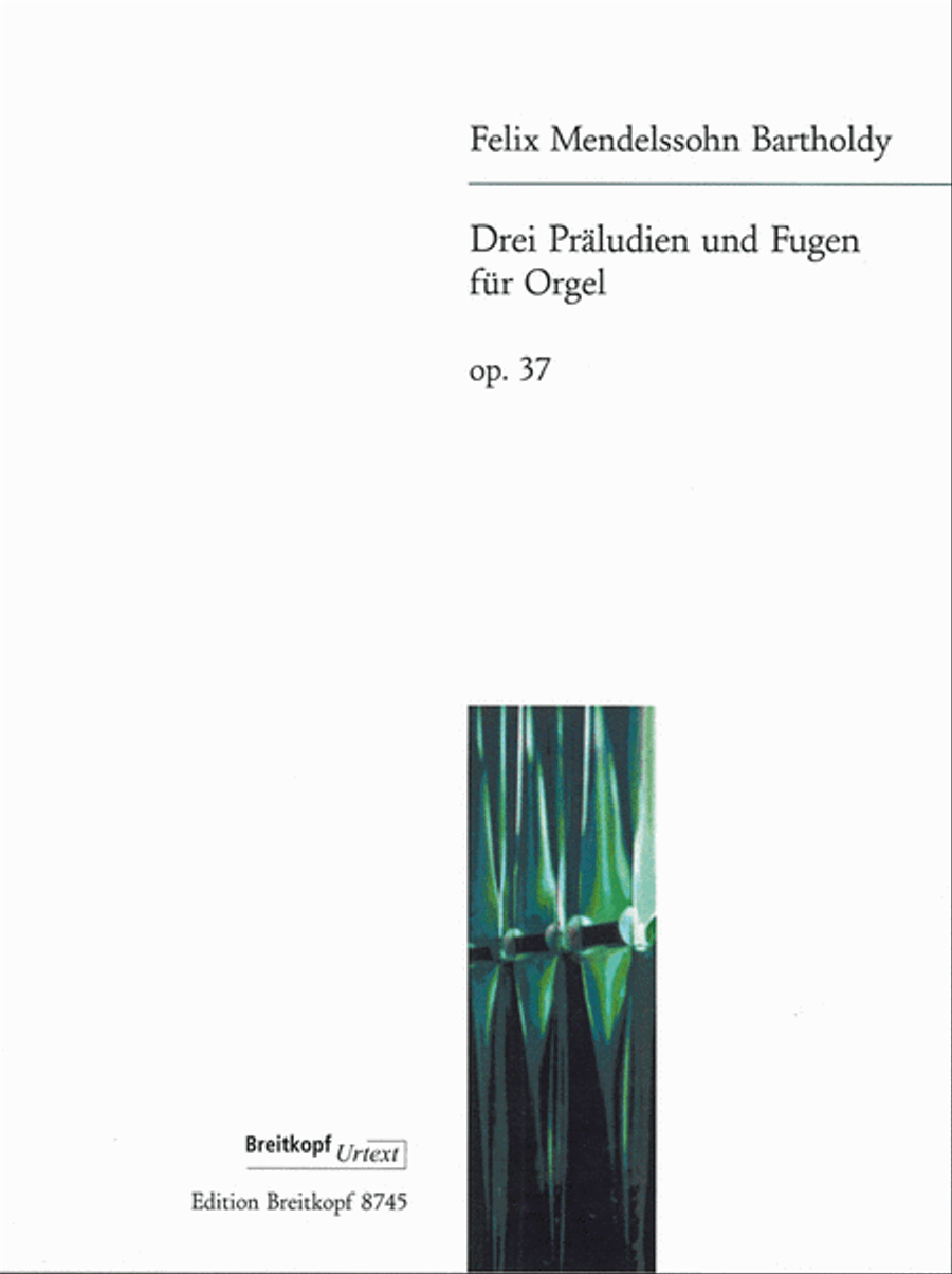 3 Preludes and Fugues Op. 37 Organ scores gallery preview page 1