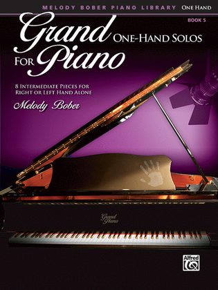 Book cover for Grand One-Hand Solos for Piano, Book 5
