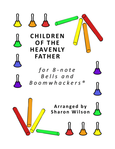 Children of the Heavenly Father (for 8-note Bells and Boomwhackers with Black and White Notes) image number null