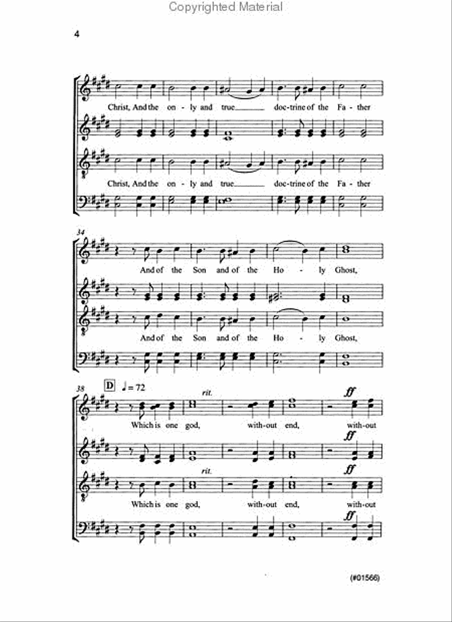 Behold This is the Way - SSAATTBBB a cappella SSAATTBB scores gallery preview page 3