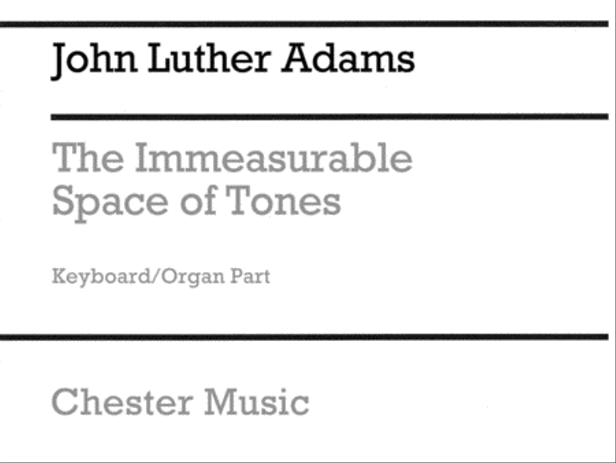 The Immeasurable Space of Tones Violin scores gallery preview page 1