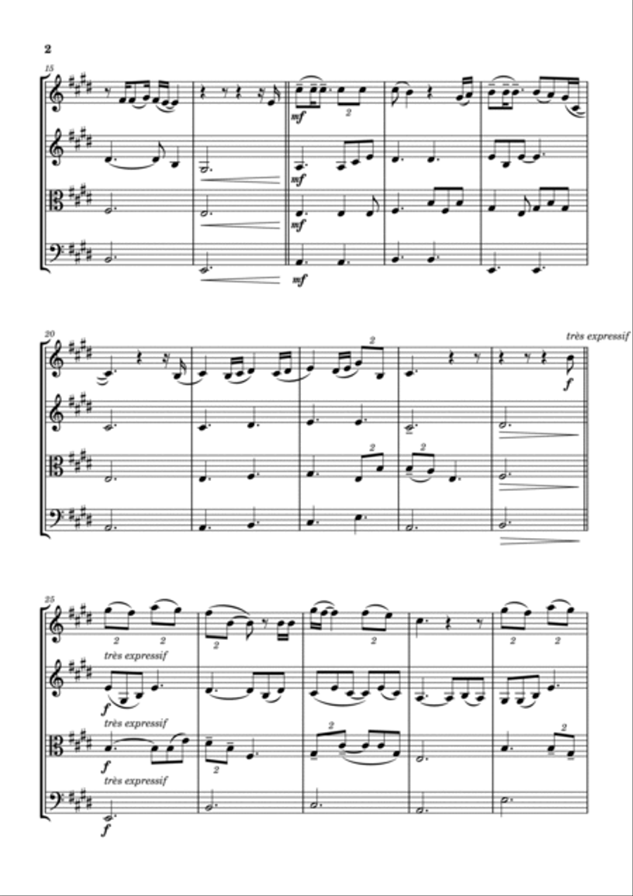 Pointless String Quartet scores gallery preview page 2