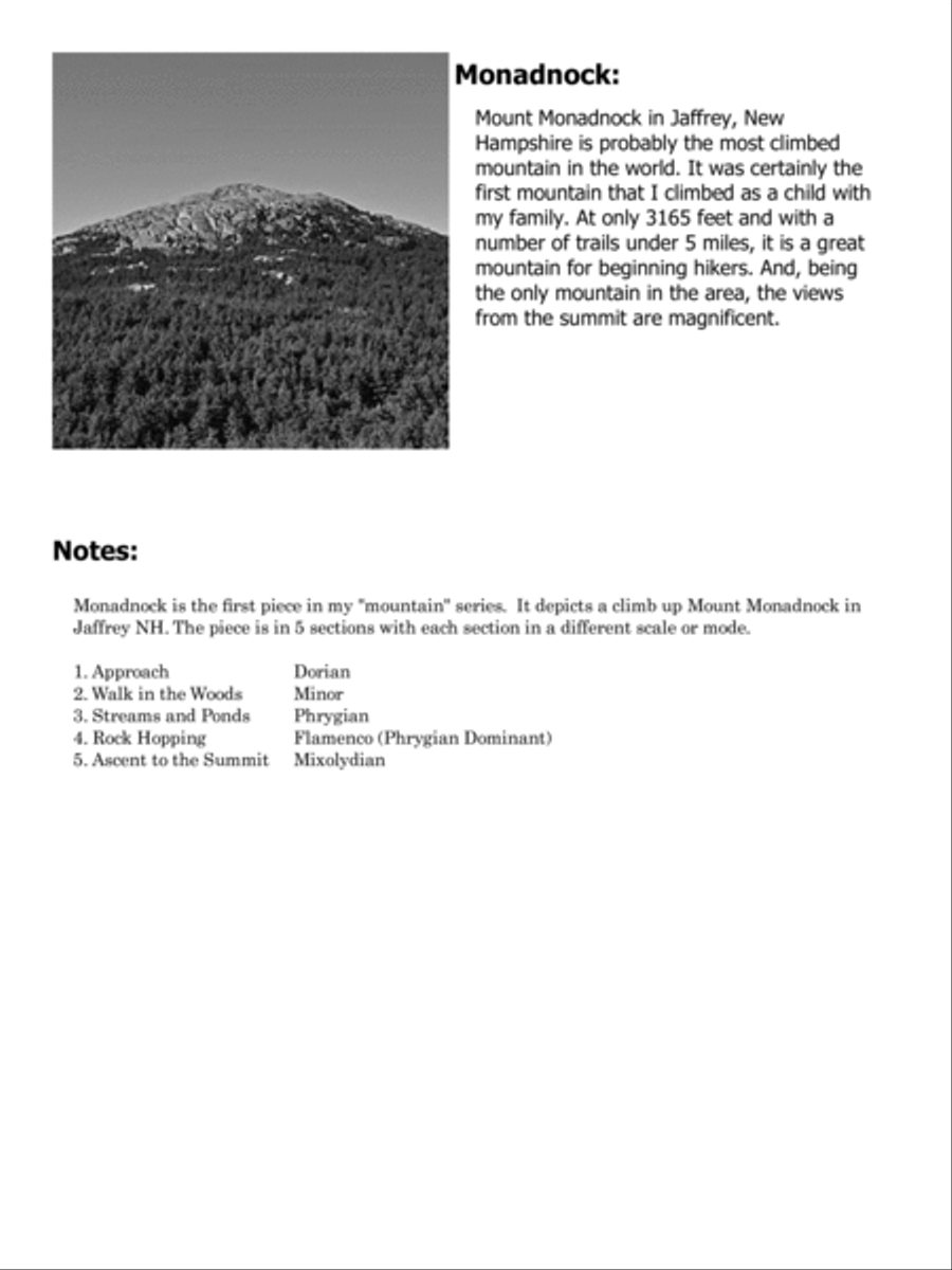 Monadnock Monadnock Trumpet Solo scores gallery preview page 2