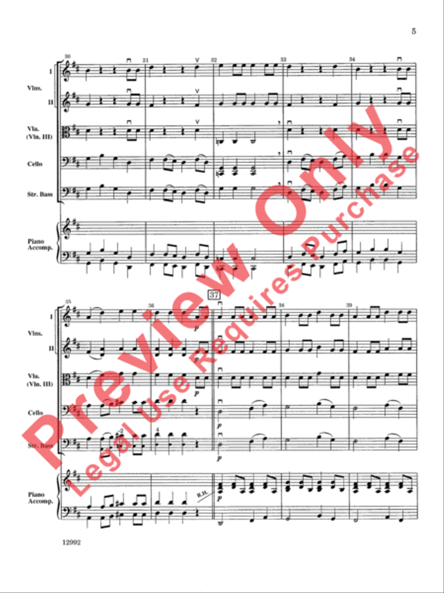 Frog in a Tree String Orchestra scores gallery preview page 6