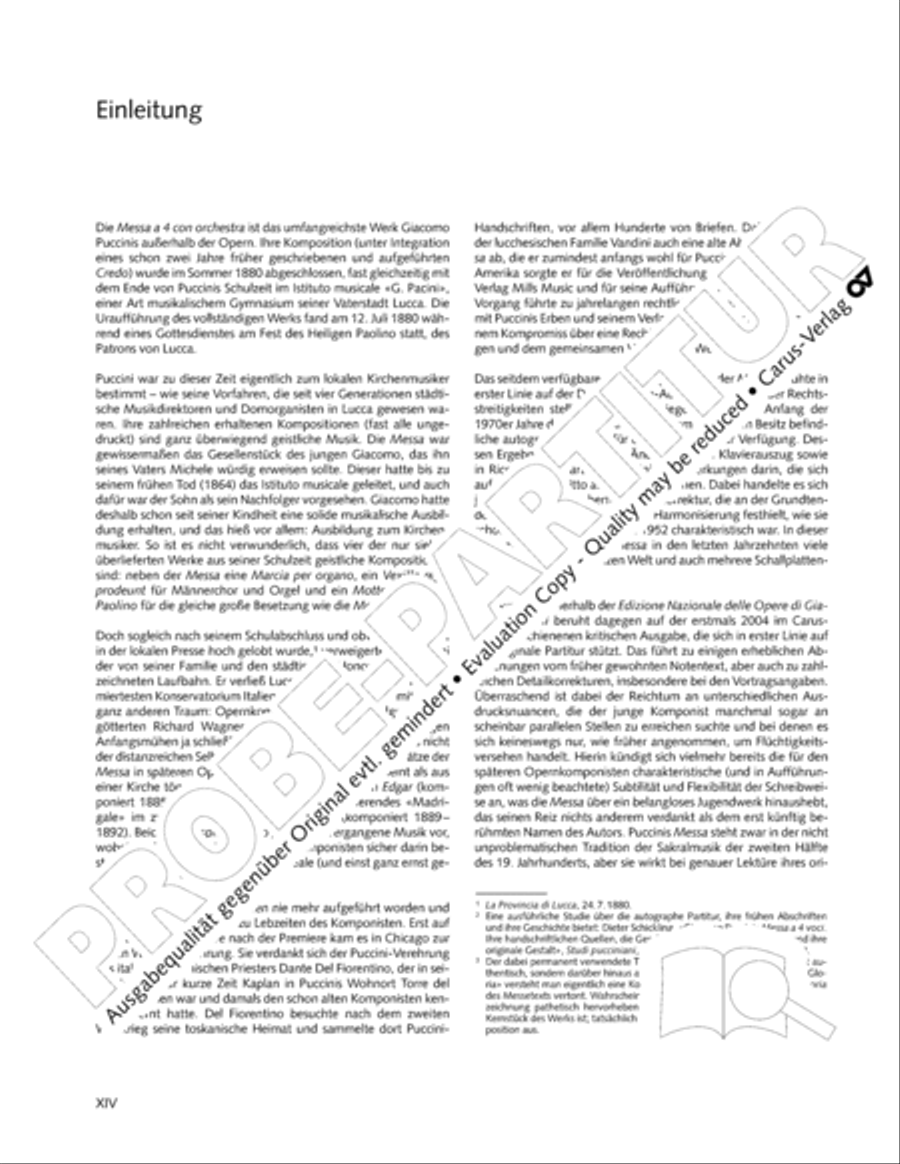 Edizione Nazionale delle Opere di Giacomo Puccini. III. Vocal music; 2. Messa a 4 voci (vol. III/2) 4-Part scores gallery preview page 15