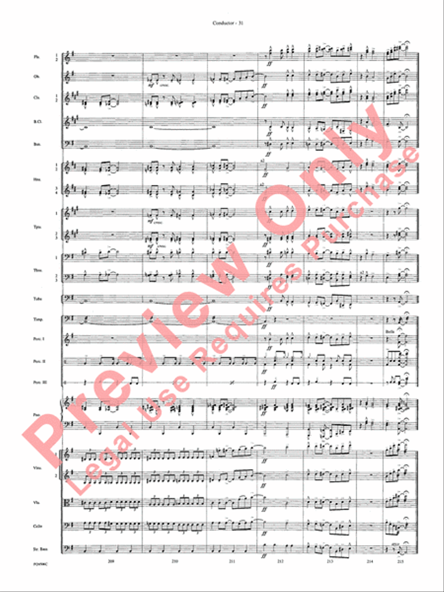 A Salute to the Big Bands Full Orchestra scores gallery preview page 34