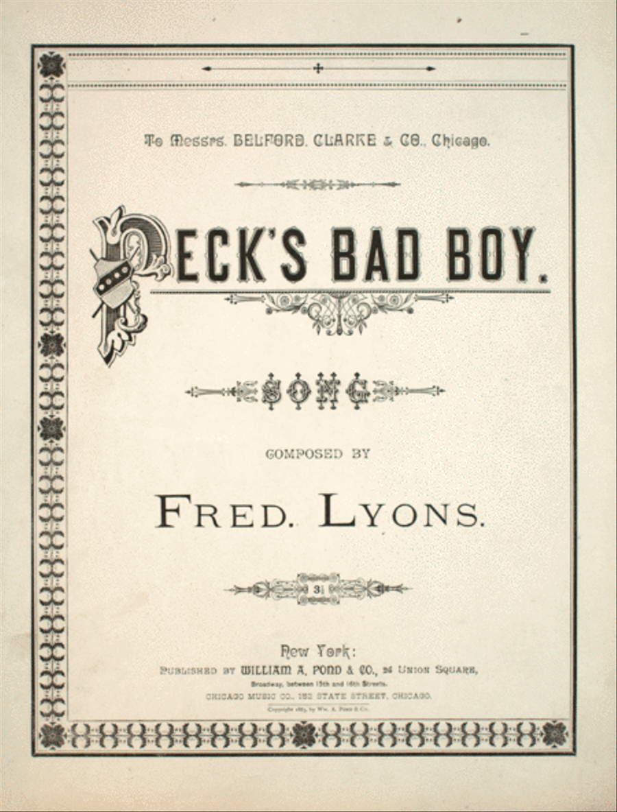 Peck's Bad Boy Voice scores gallery preview page 1