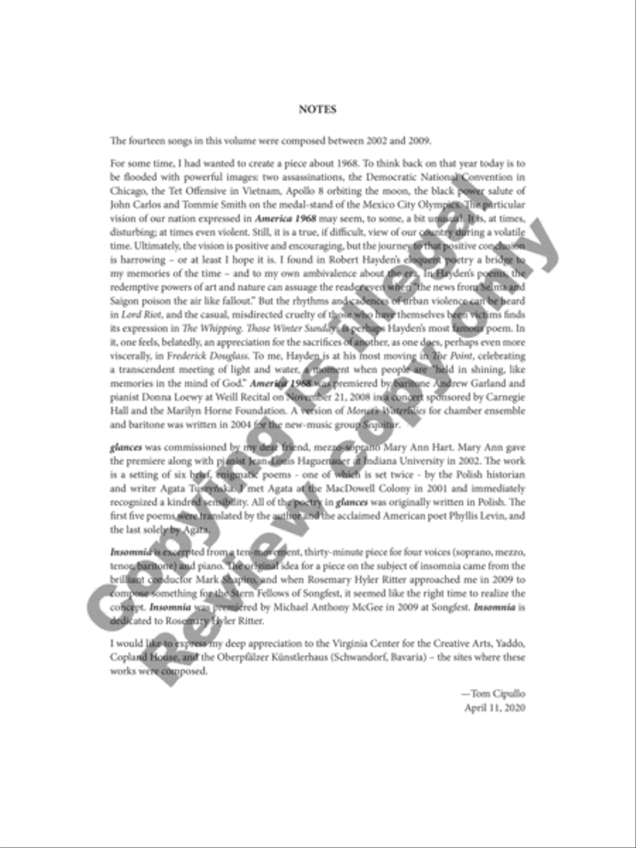 Songs for Baritone, Volume 1 Baritone Voice scores gallery preview page 2