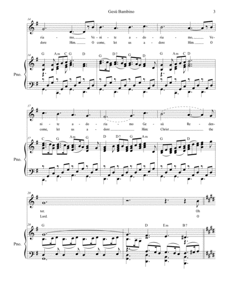 Gesu Bambino (for Vocal Solo) image number null