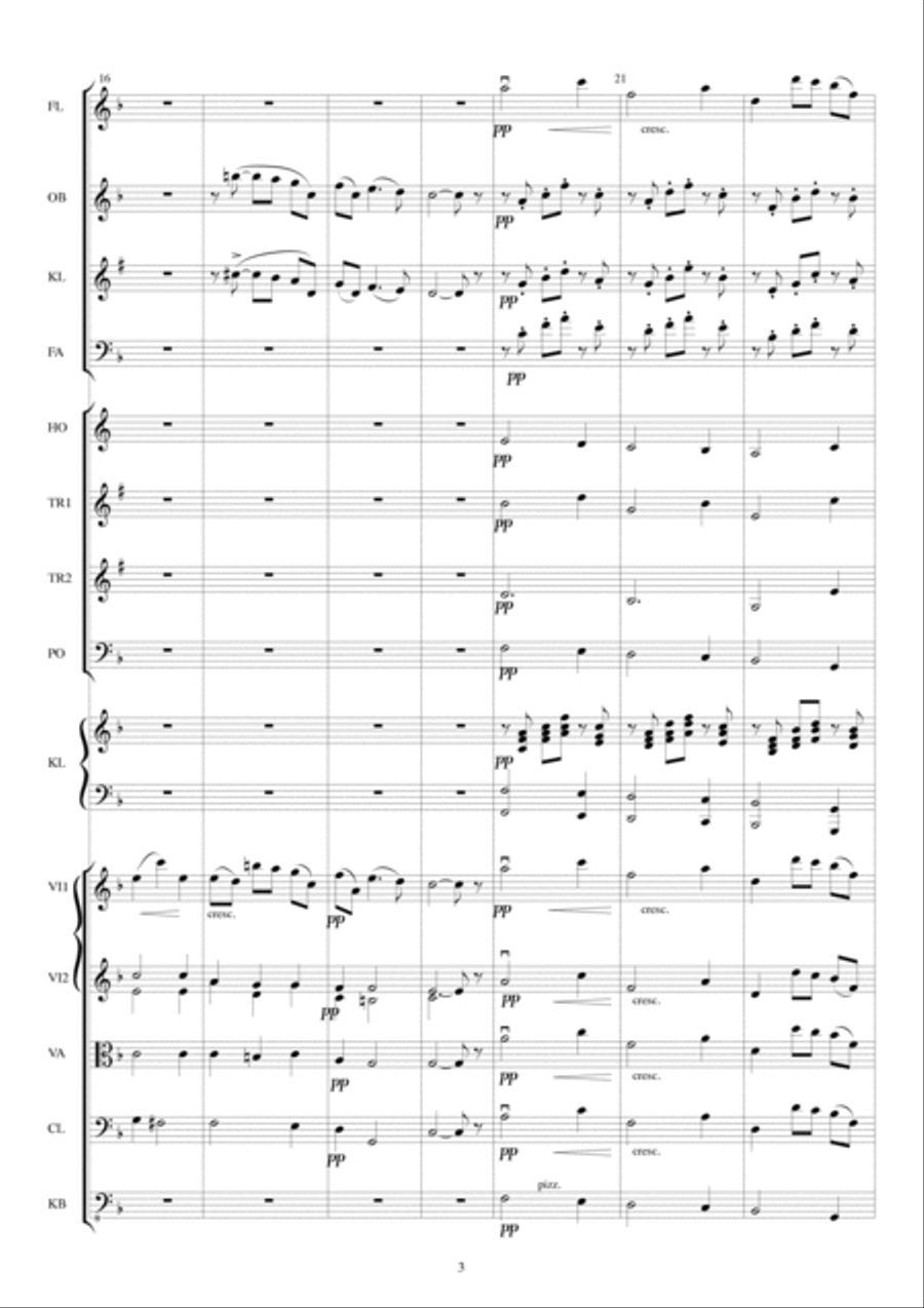 Intermezzo Sinfonico (from Cavalleria Rusticana) Full Orchestra scores gallery preview page 3