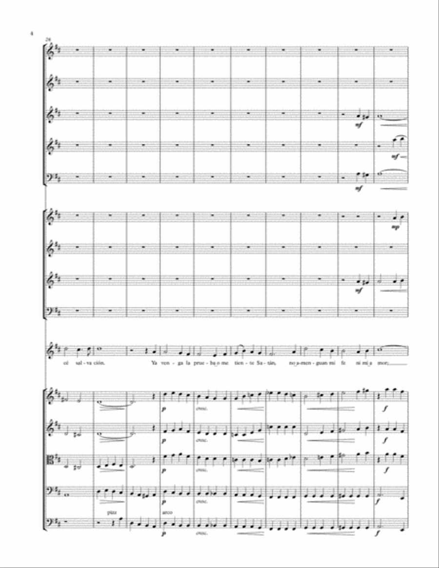Alcancé Salvación (Estoy bien con mi Dios)-Is is well with my Soul Large Ensemble scores gallery preview page 4