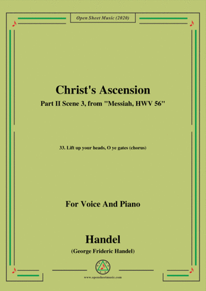 Book cover for Handel-Messiah,HWV 56,Part II,Scene 3,for Voice and Piano