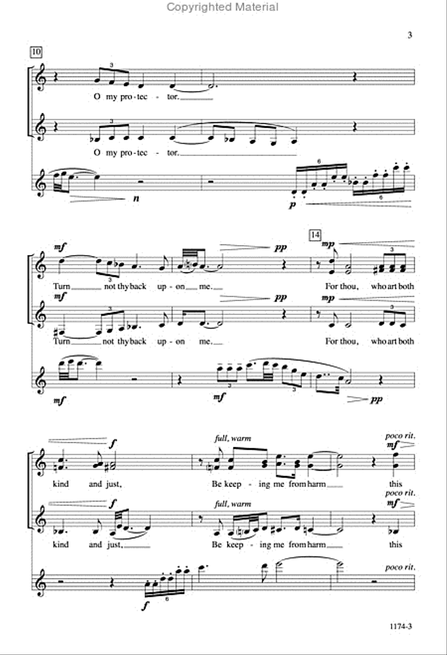 A Prayer Before Sleep - SSA Octavo SSA scores gallery preview page 3