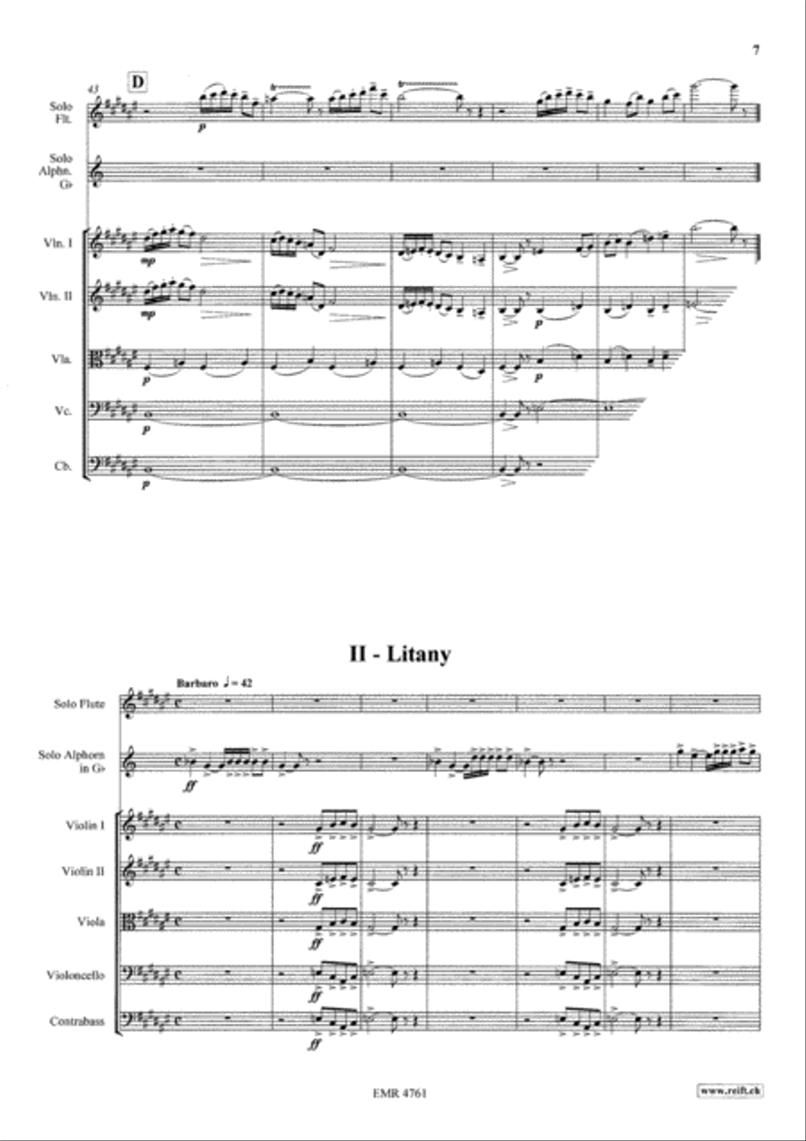 Suite Montagnarde String Orchestra scores gallery preview page 5