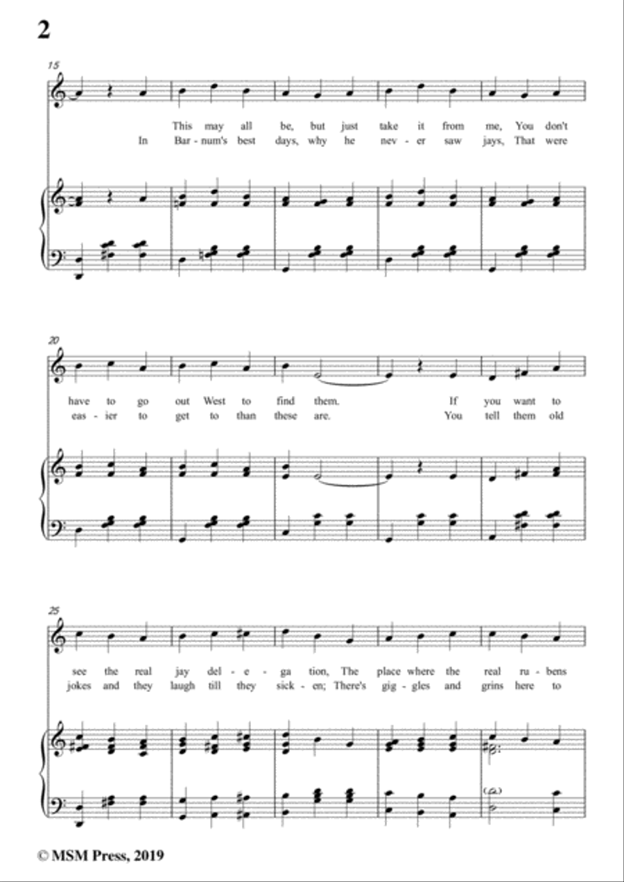 George M. Cohan-Forty-Five Minutes from Broadway,in C Major,for Voice&Piano Voice scores gallery preview page 4