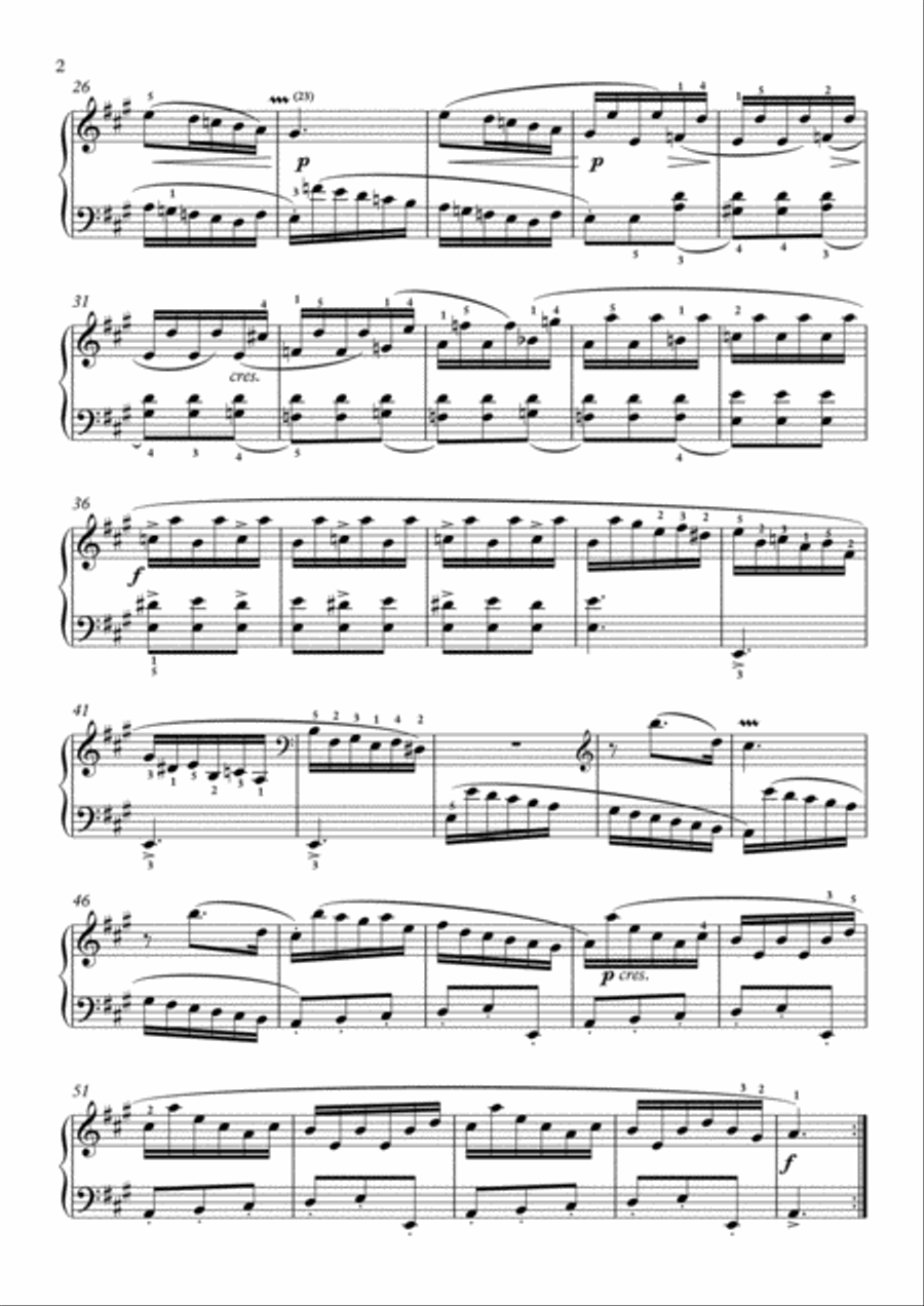 Scarlatti-Sonata in F sharp-minor L.485 K.448(piano) Piano Solo scores gallery preview page 3