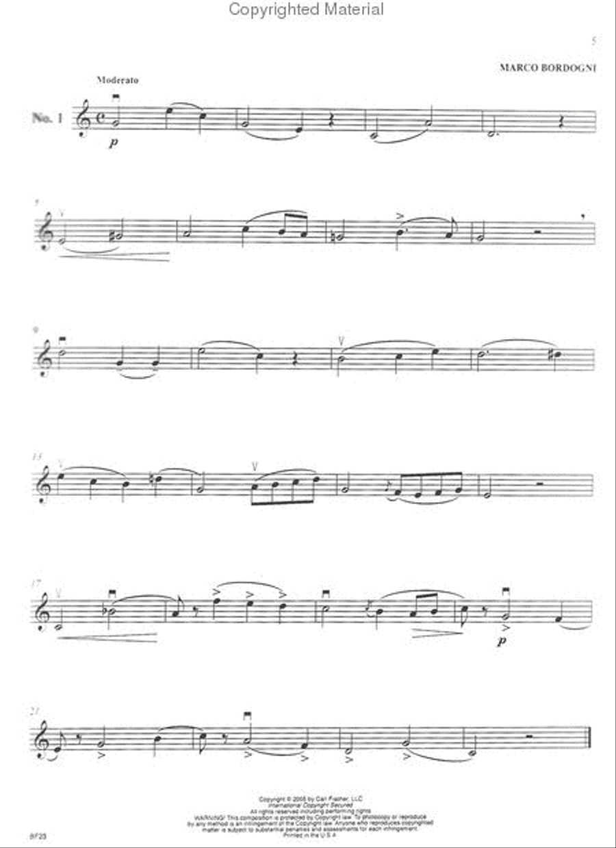 Melodious Etudes For Violin Violin scores gallery preview page 2