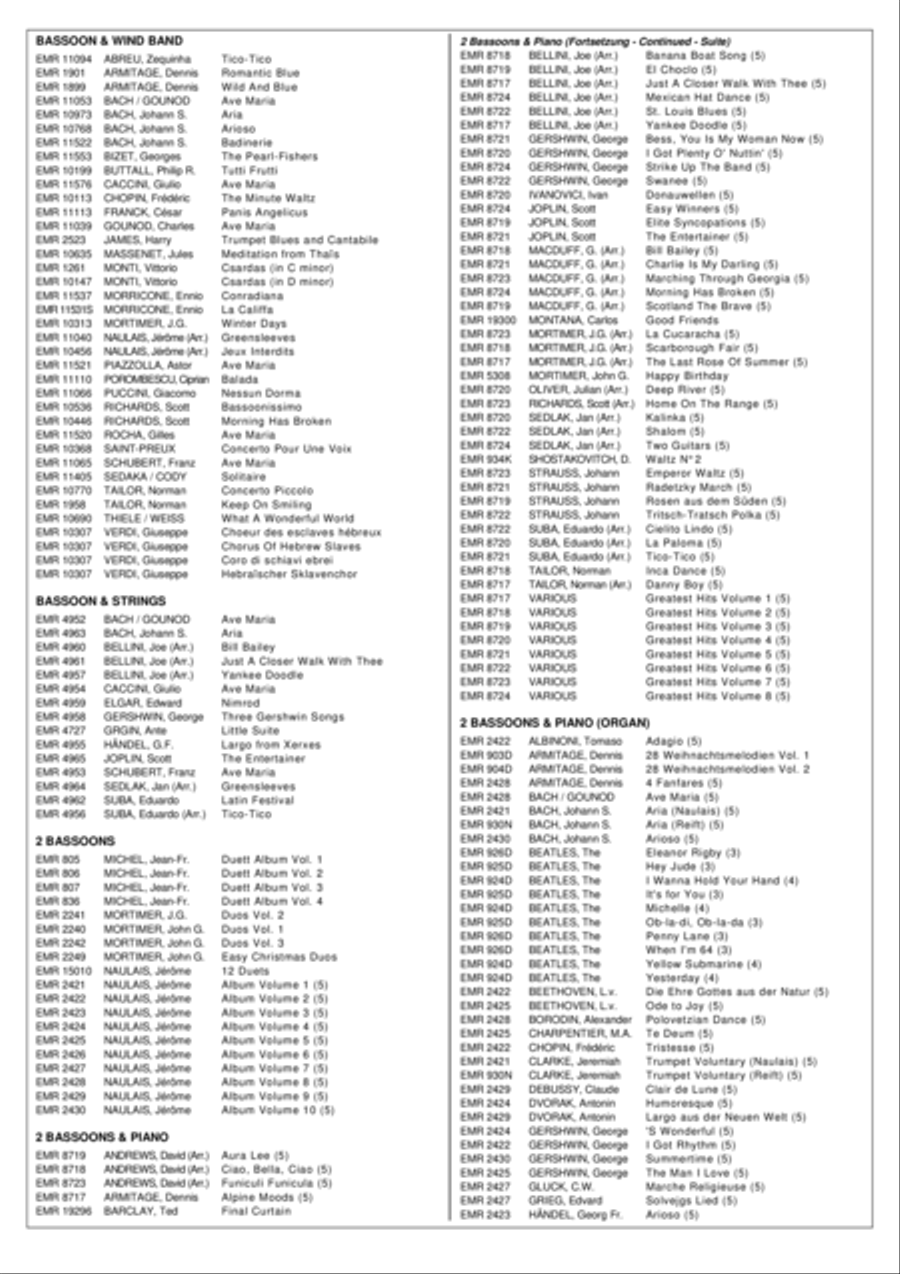 Symphony 40 Bassoon Solo scores gallery preview page 6