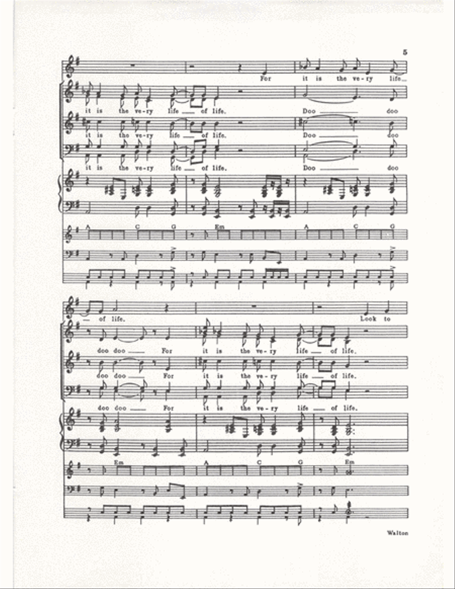 Look to this Day (Vocal Score) Divisi scores gallery preview page 5