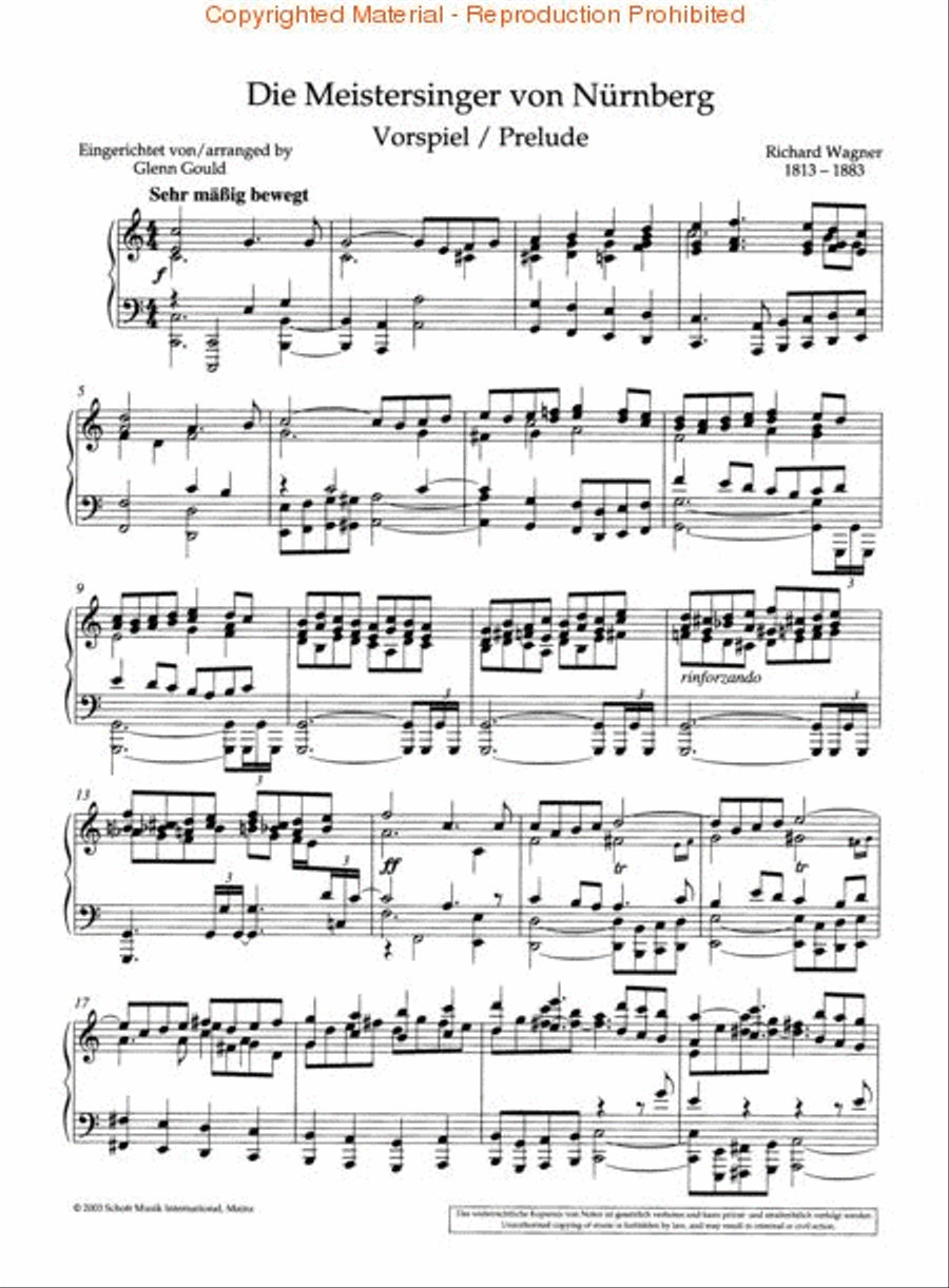 Prelude from Die Meistersinger von Nurnberg Voice scores gallery preview page 2
