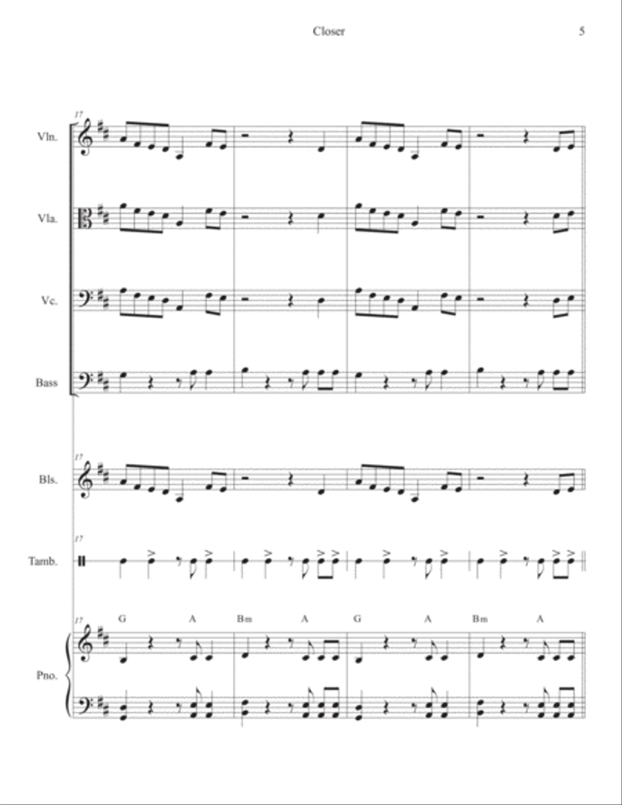 Closer Cello scores gallery preview page 5