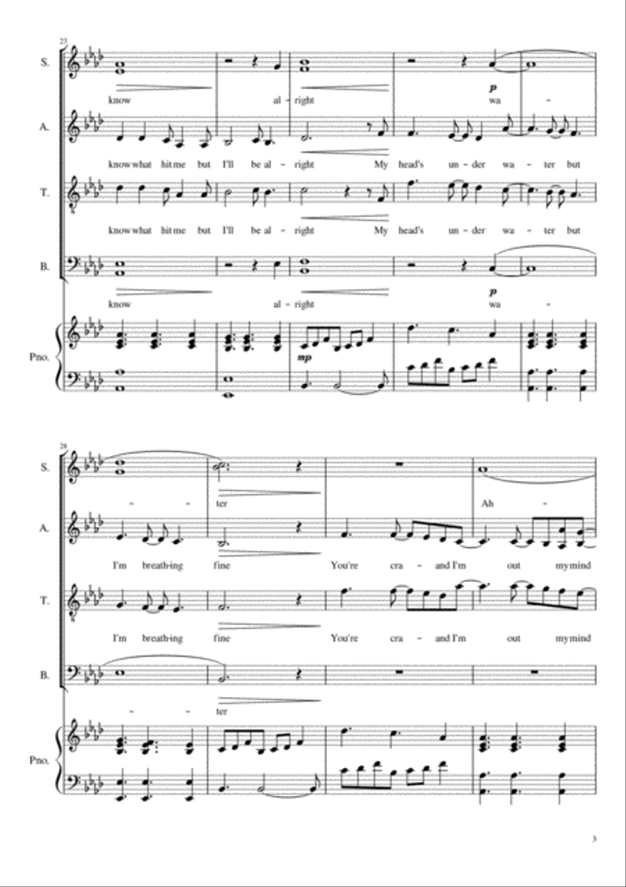 All Of Me All Of Me 4-Part scores gallery preview page 3