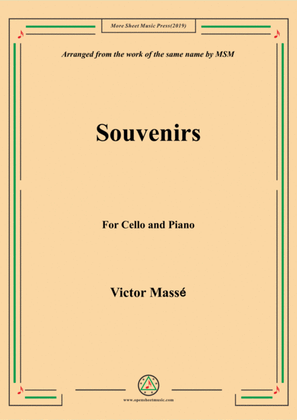 Masse-Souvenirs, for Cello and Piano