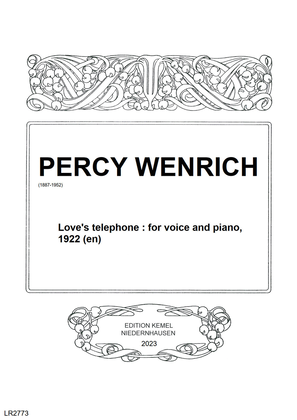 Love's telephone, 1922 (en) Wenrich, Percy, 1887-1952, text