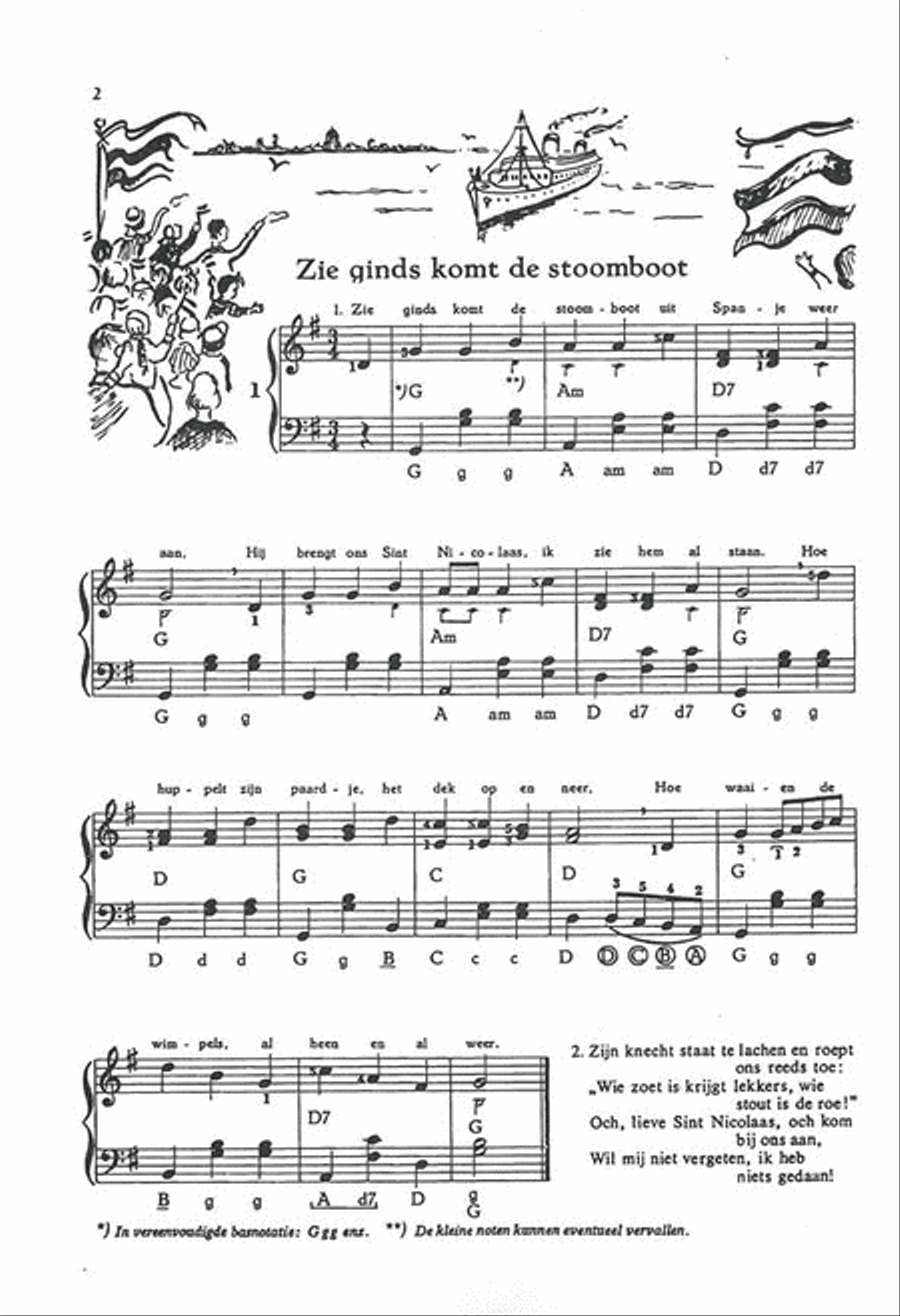 Sinterklaas en Kerstliederen Accordion scores gallery preview page 2