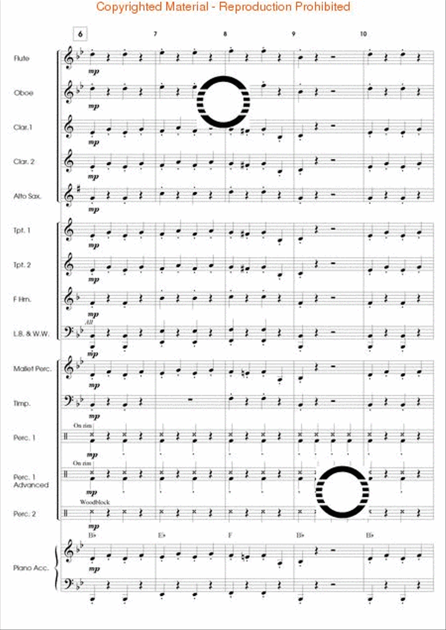 Along Came a Spider Along Came a Spider Concert Band scores gallery preview page 3