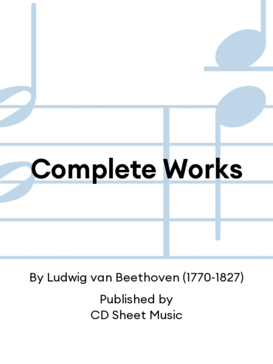 Complete Works Harpsichord scores gallery preview page 1