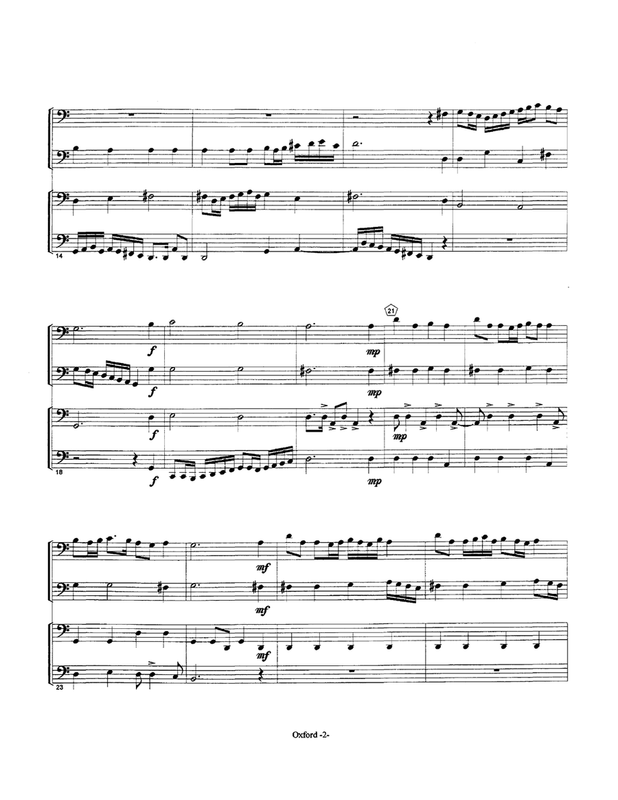 Earle of Oxford's March by William Byrd EETT - Digital Sheet Music page 3