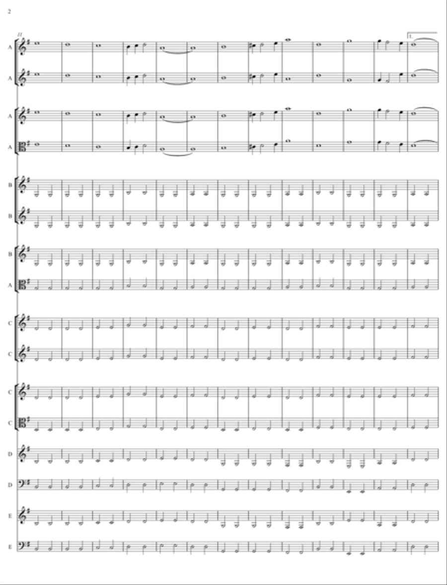 Pomp and Circumstance - FLEX PARTS Full Orchestra scores gallery preview page 2