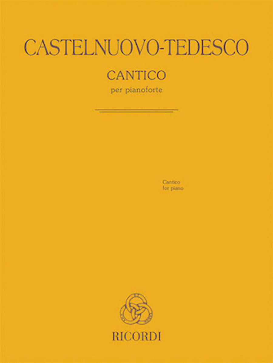 Cantico Piano Solo scores gallery preview page 1