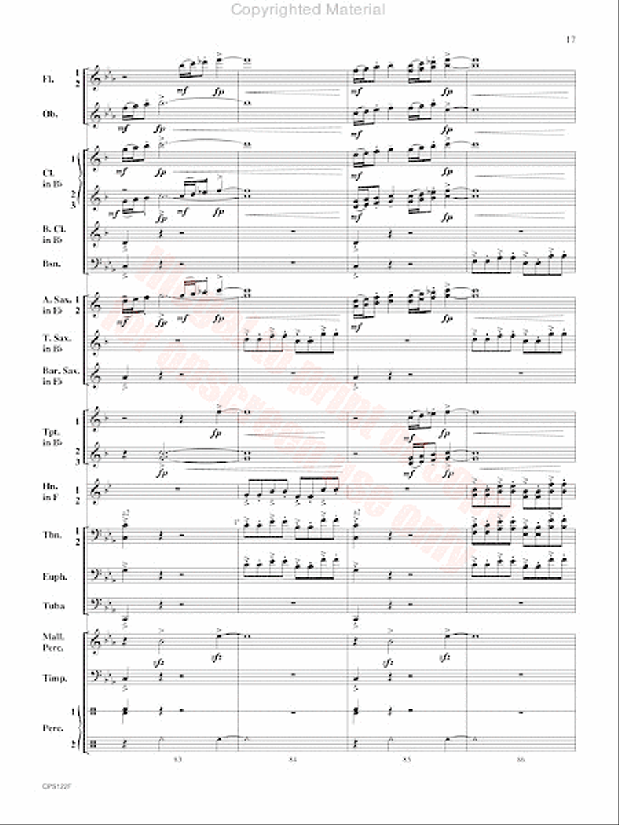 Escape the Lost City Escape the Lost City Concert Band scores gallery preview page 18