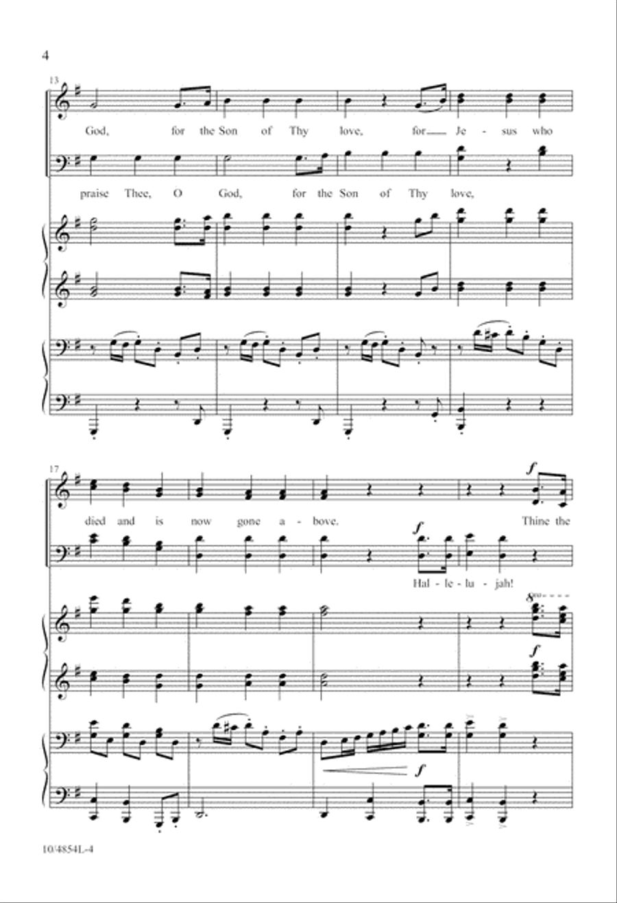 Revive Us Again Revive Us Again 4-Part scores gallery preview page 4
