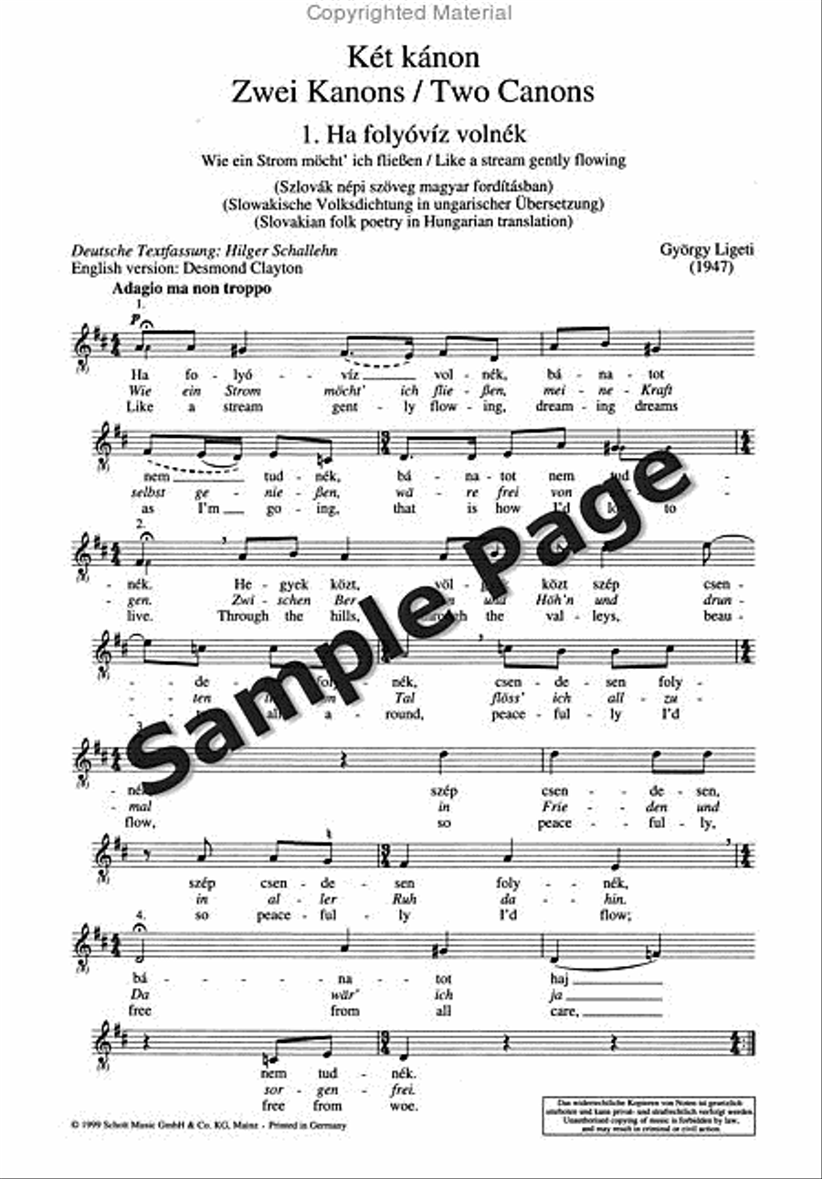 2 Canons 4-Part scores gallery preview page 3
