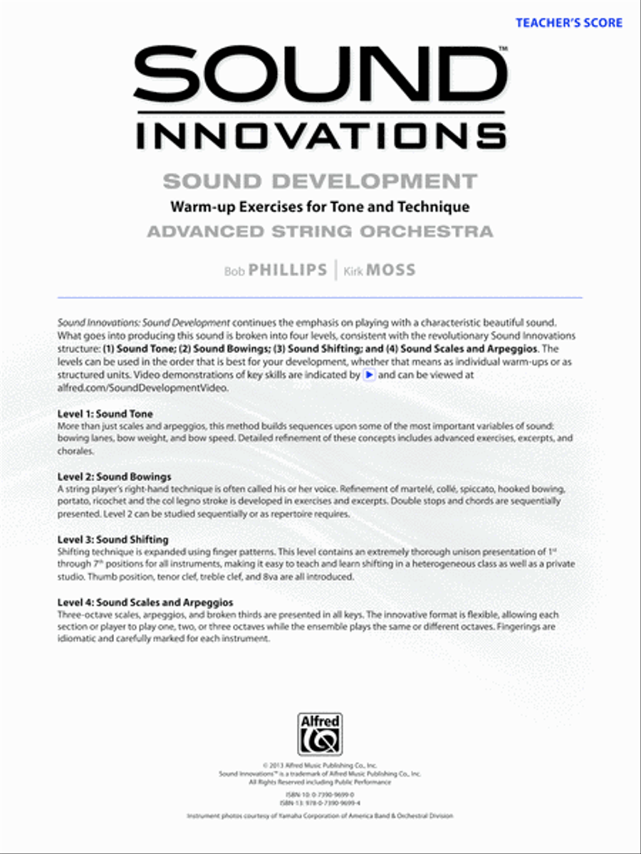 Sound Innovations for String Orchestra -- Sound Development (Advanced)