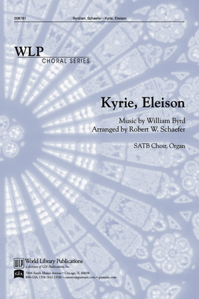 Book cover for Kyrie Eleison-Byrd/arr. Schaefer