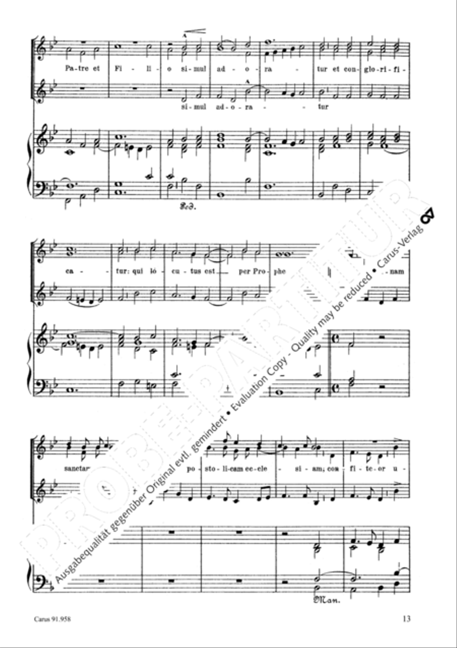 St. Benedictus-Messe SSA scores gallery preview page 14