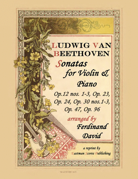 Sonatas for Violin and Piano by Ludwig van Beethoven Violin Solo - Sheet Music
