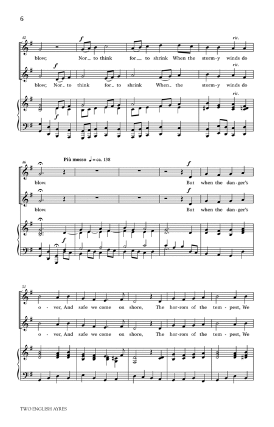 Two English Ayres 2-Part scores gallery preview page 4