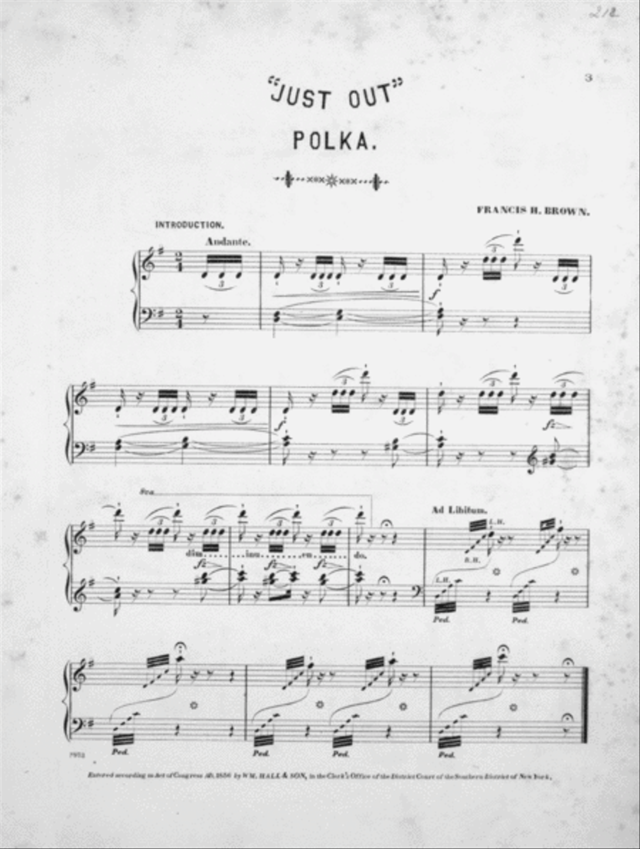 Just Out Piano Solo scores gallery preview page 2
