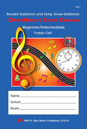 Book cover for One-Minute Sight Singing - Beginner/Intermediate