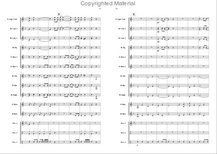 Let's Celebrate Let's Celebrate Brass Band scores gallery preview page 7