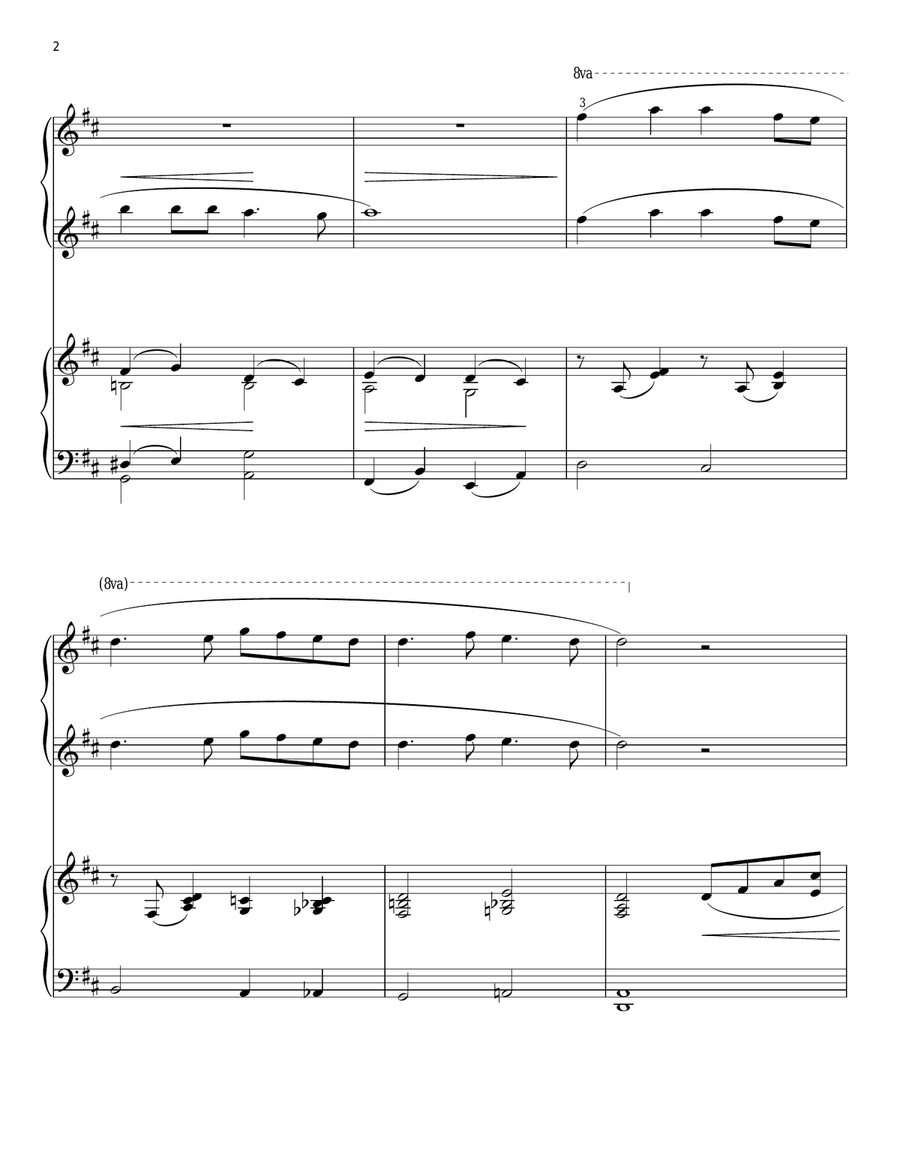 As The Deer (arr. Phillip Keveren) Piano Duet scores gallery preview page 2