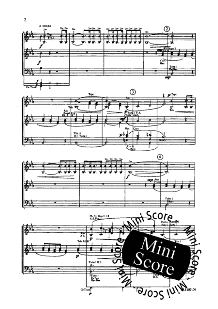 Meditatie Meditatie Fanfare Band scores gallery preview page 5