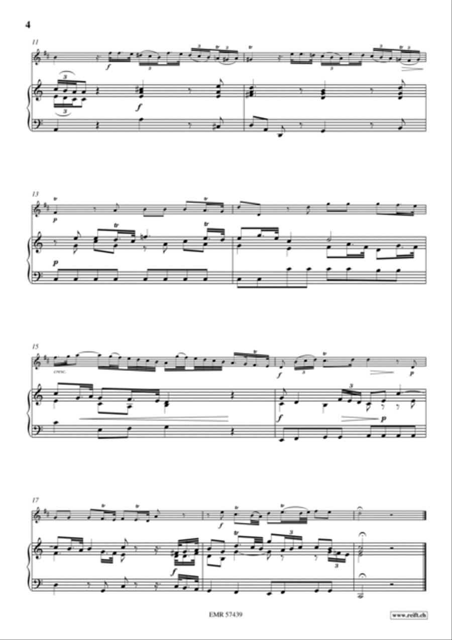 Sonata No. 6 Tenor Saxophone scores gallery preview page 5