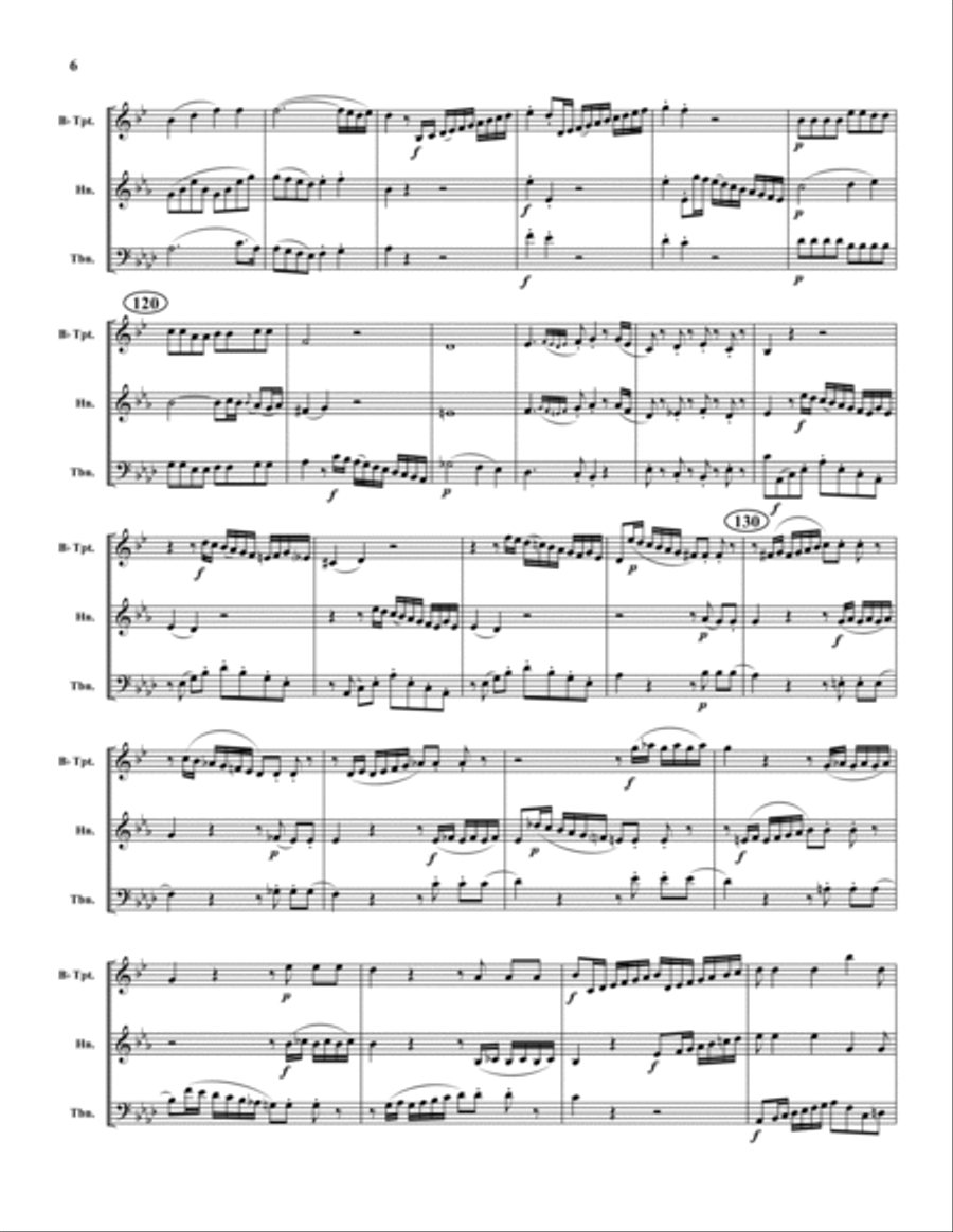 Allegro Allegro Brass Trio scores gallery preview page 6