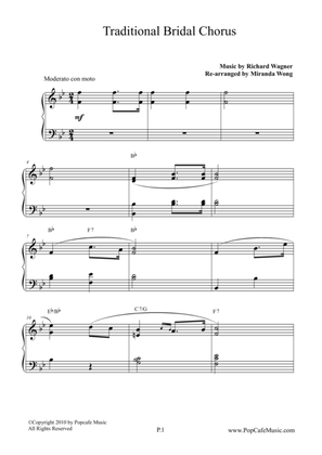 Bridal Chorus ( Contemporary Edition ) in Bb Key